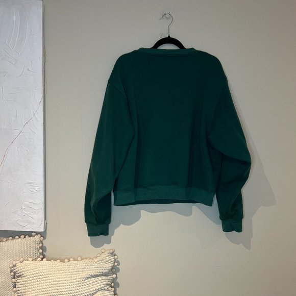 Brunette the Label Babes Club Crew Neck - XL/2XL in Forest Green - Picture 3 of 6